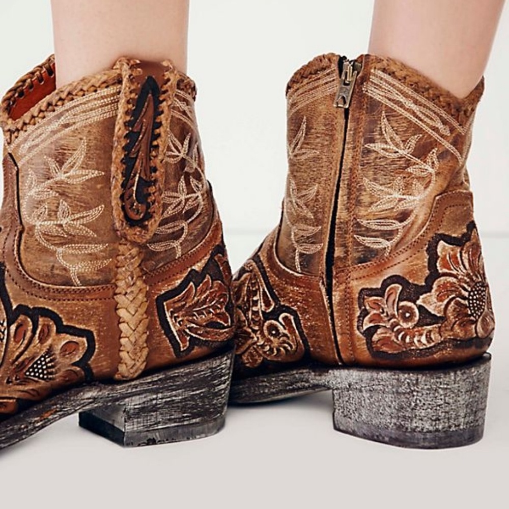 *sold* Free people Queenwood Western Boots - Picture 6 of 8